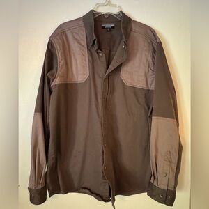 Gander Mountain Guide Series X-Large Men's Button up Shirt Green/Olive & Tan